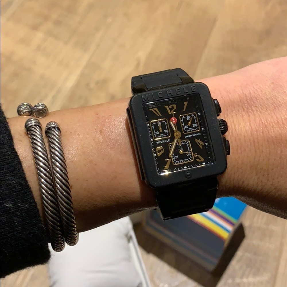 Michael Kors Black ceramic watch - Picture 2 of 3